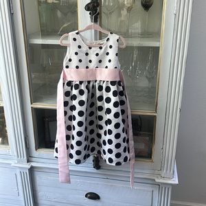 Girls dress, satin material